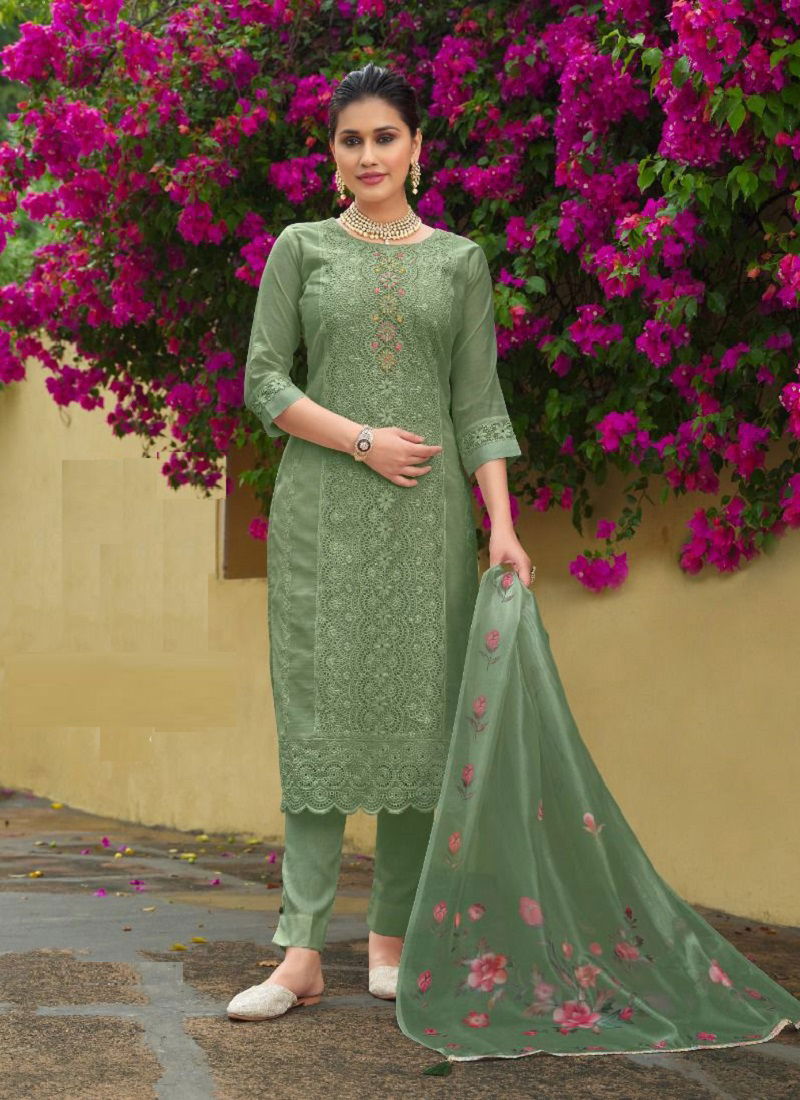 Chikenkari Lily And Lali Readymade Suits Catalog